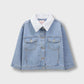 Girls Frost Collar Denim Jacket