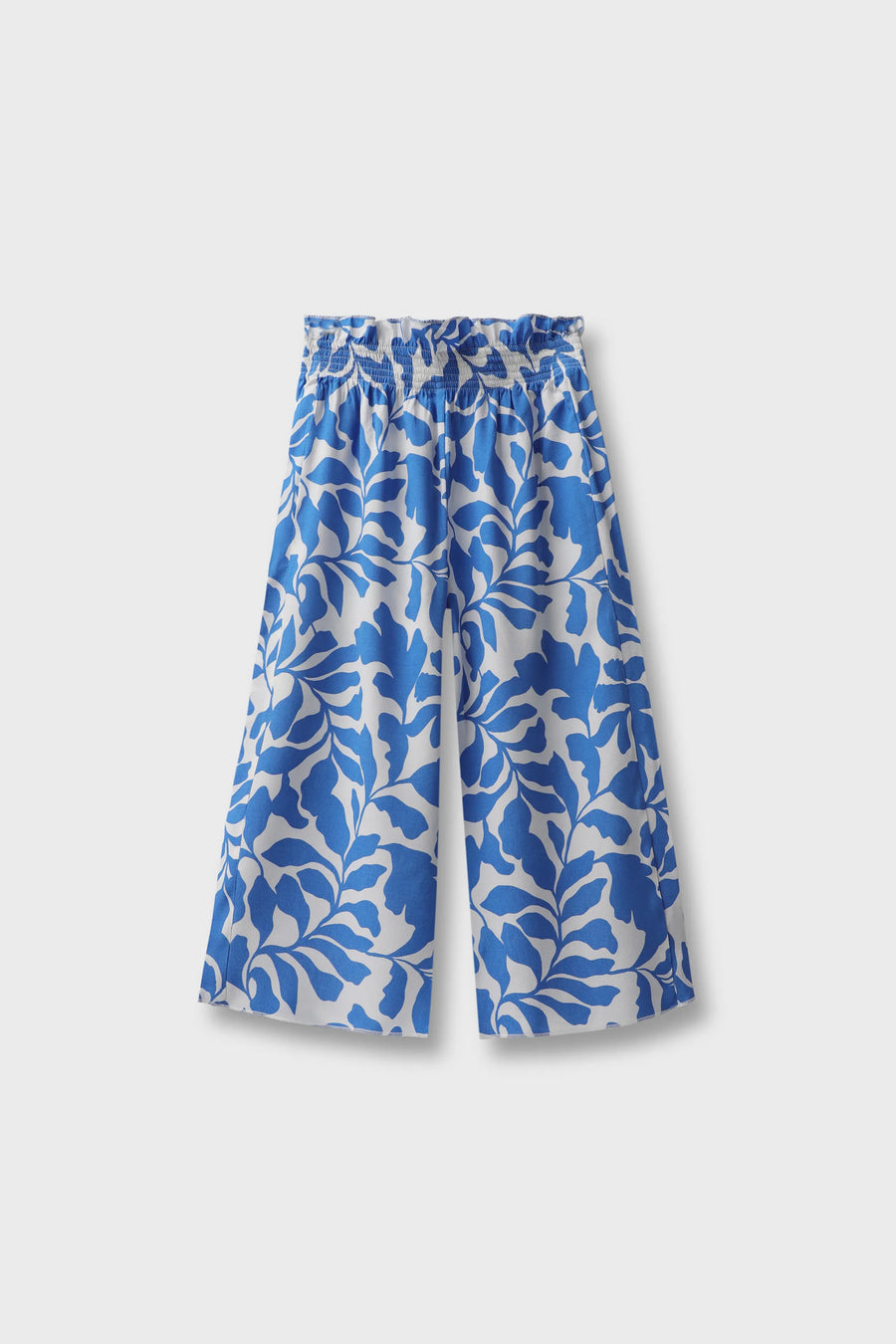 Blue Meadowy Cotton Cullotes