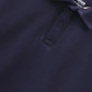 Boys Navy Fleece Collared Sweatshirt