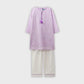 Girls Lilac Chikankari Kurta Shalwar