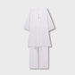 Girls Timeless White Chikankari Kurta Set