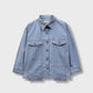 Sky Solid Denim Top