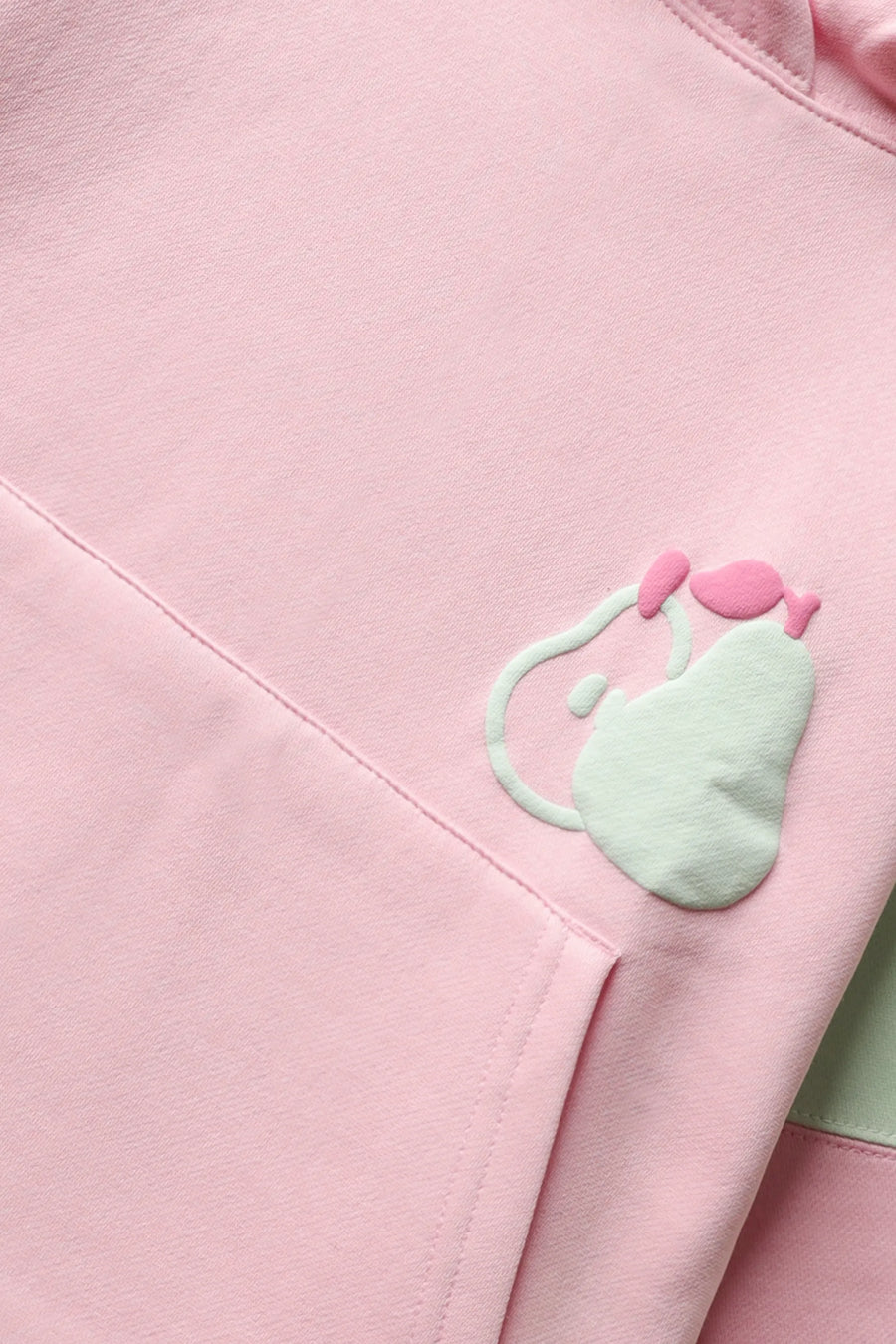 Girls Pastel Fleece Pullover Hoodie