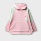 Girls Pastel Fleece Pullover Hoodie