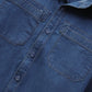 Boys Blue Button-Down Denim Shirt