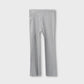 Girls Grey Bell-Bottom Leggings