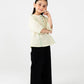 Soft Beige Pintex Cotton Top