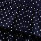 Navy Polka Dot Layered Cotton Dress