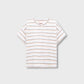 Girls Lycra Striped Henley Tee