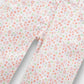 Girls White Floral Twill Wide Pants