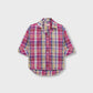 Cotton Plaid Casual Top