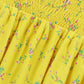 Mustard Bloom Viscose Top