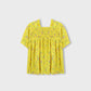Mustard Bloom Viscose Top