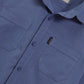 Boys Solid Blue Cotton Shirt
