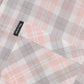 Boys Coral Cotton Plaid Shirt