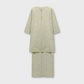 Soft Green Printed Cotton Kurta Set - 2pc