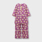 Purple Printed Casual Kurta Set - 2pc