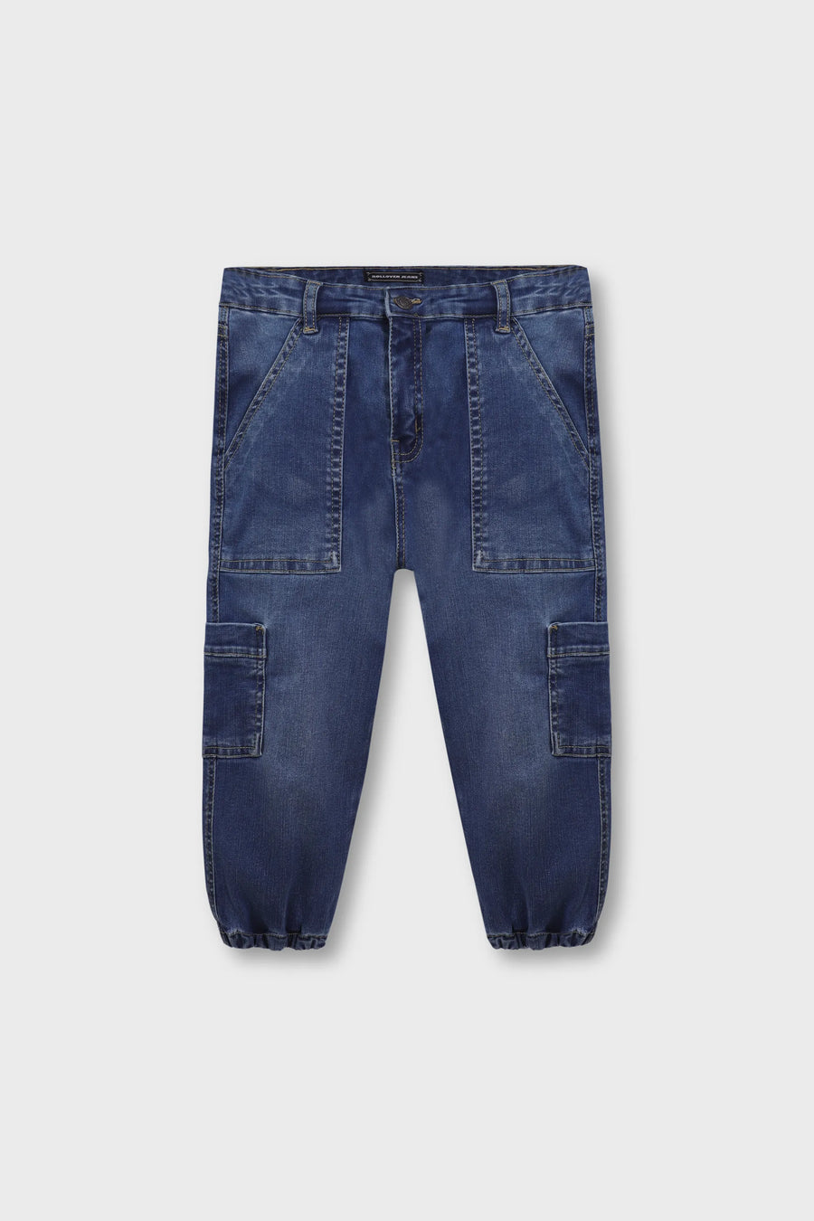 Boys Casual Cargo Denim Jeans