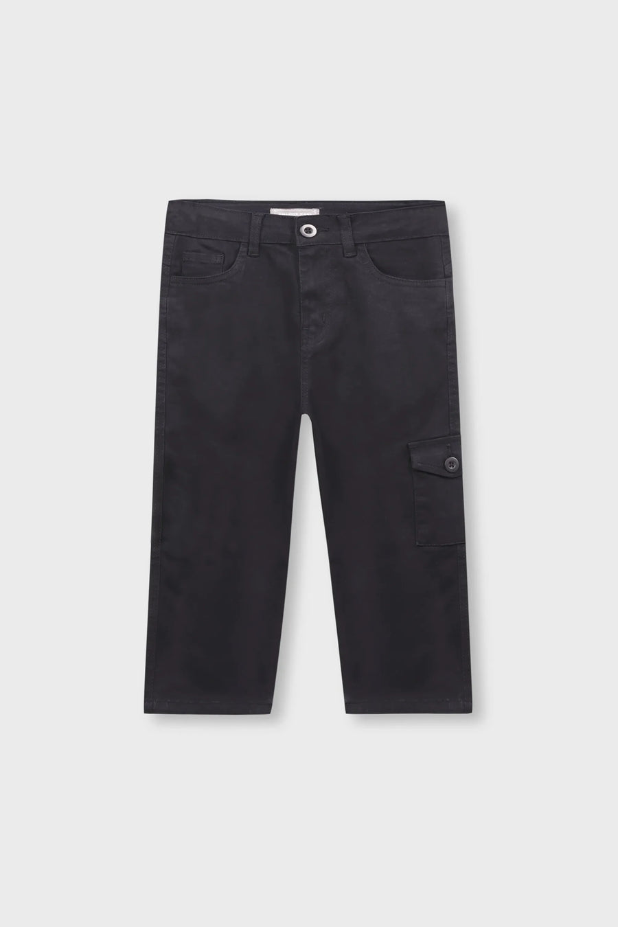 Boys Cool Black Cargo Pants