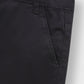 Girls Sleek Black Wide-Leg Twill Pants