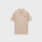 Boys Beige Signature Polo Shirt