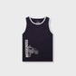 Boys Motocross Navy Tank Top