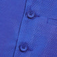 Boys Royal Blue Jamawar Waistcoat