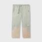 Boys Sage Green Cargo Patch Trousers