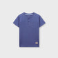 Boys Classic Indigo Henley Tee