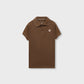 Boys Classic Brown Pique Polo