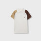 Boys Off-White Raglan Polo