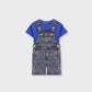 Boys Sky Playful Dungaree Set