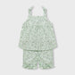 Floral Pistachio Dress Set