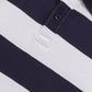 Boys Navy Stripe Polo