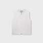 Boys Elegant White Jamawar Waistcoat
