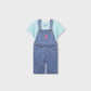Girls Mint Breeze Dungaree Set