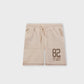Boys Beige Athletic Terry Shorts