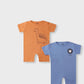 Boys Cub & Dino Romper Set (Pack of 2)