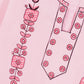 Glowy Pink Embroidered Top