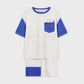 Boys Off White Ace Co ord Set