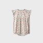 Girls Cotton Carrot Flutter Romper