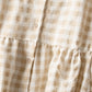 Caramel Collared Cotton Dress