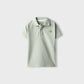 Boys Signature Sage Crest Polo