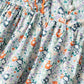 Tangerine Bloom Cotton Dress