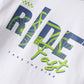 Boys White Ride Fast Tee