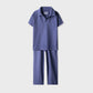 Mid Blue Jersey Co-ord Set