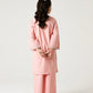 Peach Delicate Embroidered Kurta Set - 2pc
