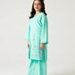 Light Green Delicate Embroidered Kurta Set - 2pc