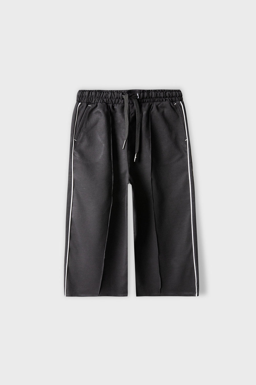 Girls Black Ease Terry Trouser