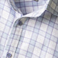 Boys White Sky Grid Shirt